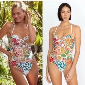 Nwt Johnny Was One Piece Swimming Suit Size XL